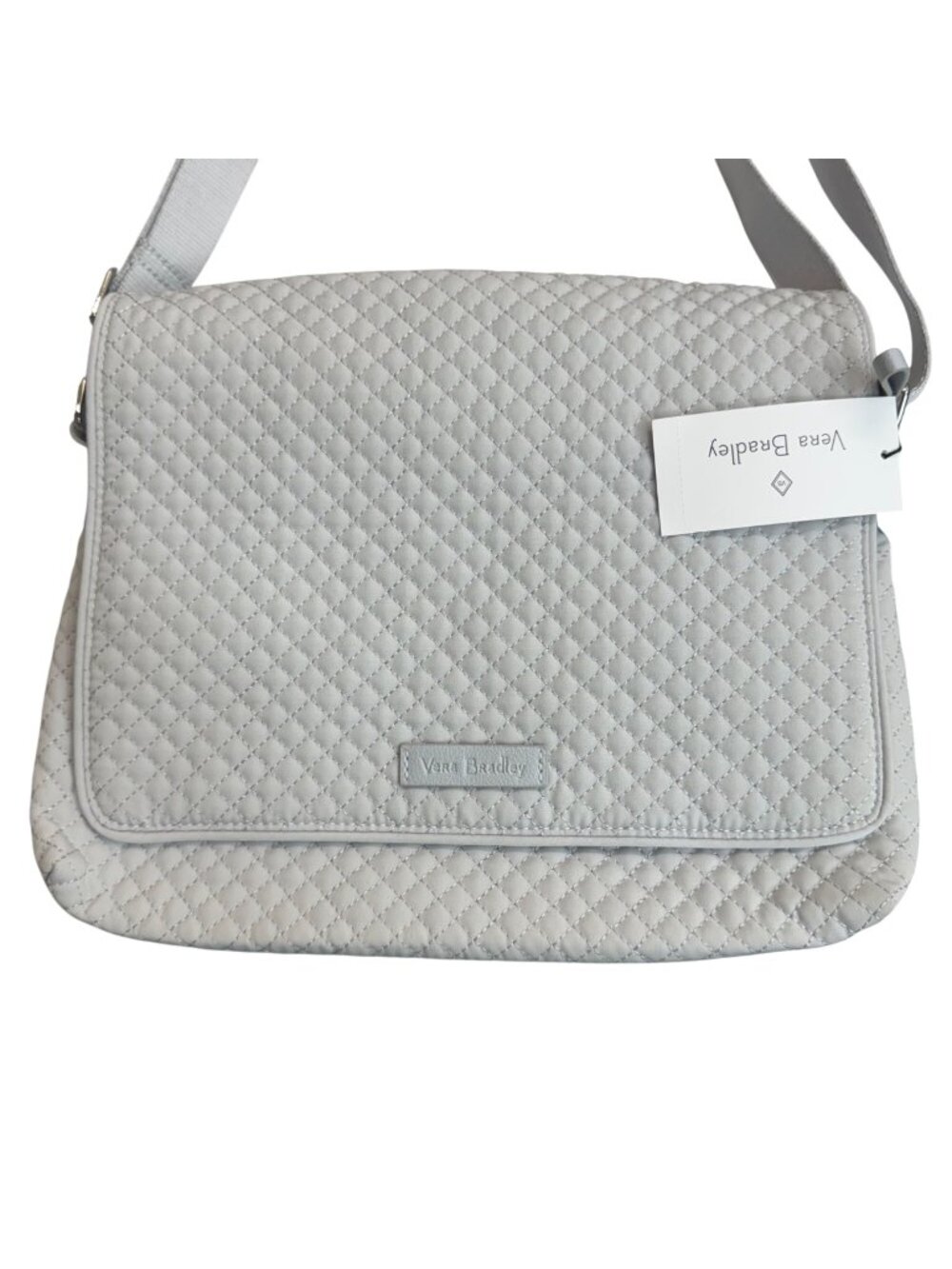 Vera Bradley Iconic Turnabout Crossbody Bag Quilted Lavender Meadow NEW Handbag